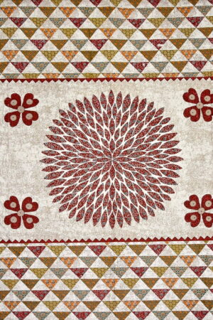 Ajarakh Print Doublebed Bedsheet with Pillow Cover