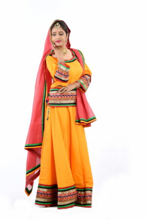 Kambkha Border work lehnga choli with hand work