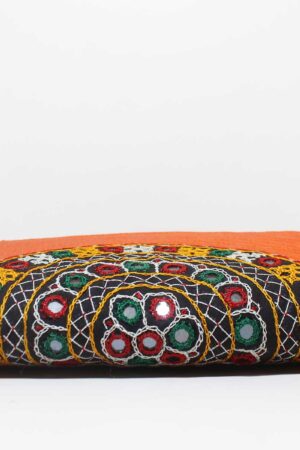 Orange Mushroo Hand work purse