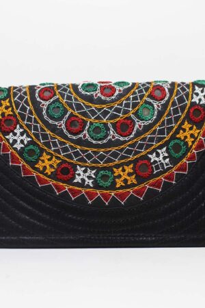 Black Mushroo Hand work purse