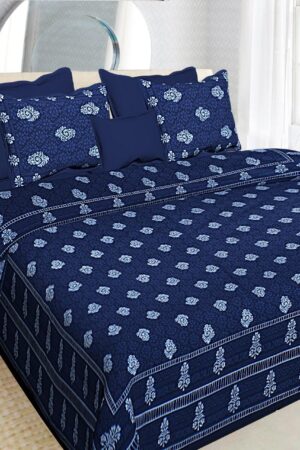 Indigo Doublebed Bedsheet