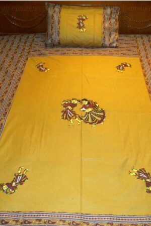 Aplik work Doublebed bedsheet