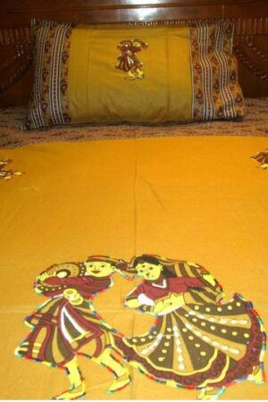 Aplik work Doublebed bedsheet