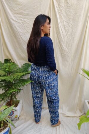 Hand made Indigo Women Pants