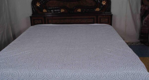 Aplik Handcut Multi Colour Bedcover with pillow