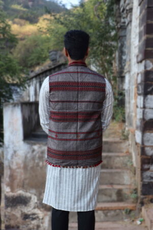 Handloom handmade nehru woollen jacket