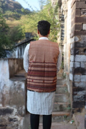 Handloom handmade nehru woollen jacket