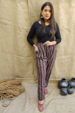Ajarakh Handprint womens pants