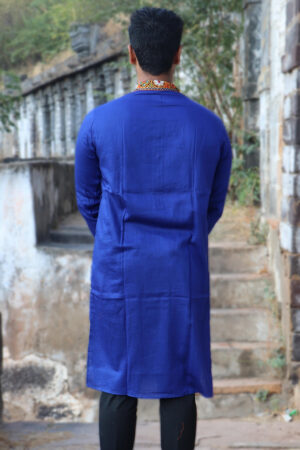 Collar Neck work Kurta for men