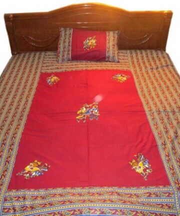 APLIK WORK DOUBLEBED BEDSHEET WITH PILLOW COVER