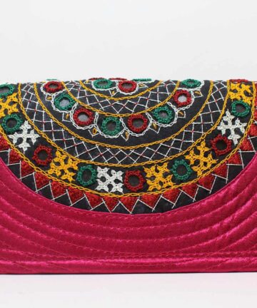 KUTCHI RABARI PURE HANDWORK MUSHROO CLUTCH