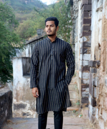 HAND WEAVING HANDLOOM MENS KURTA
